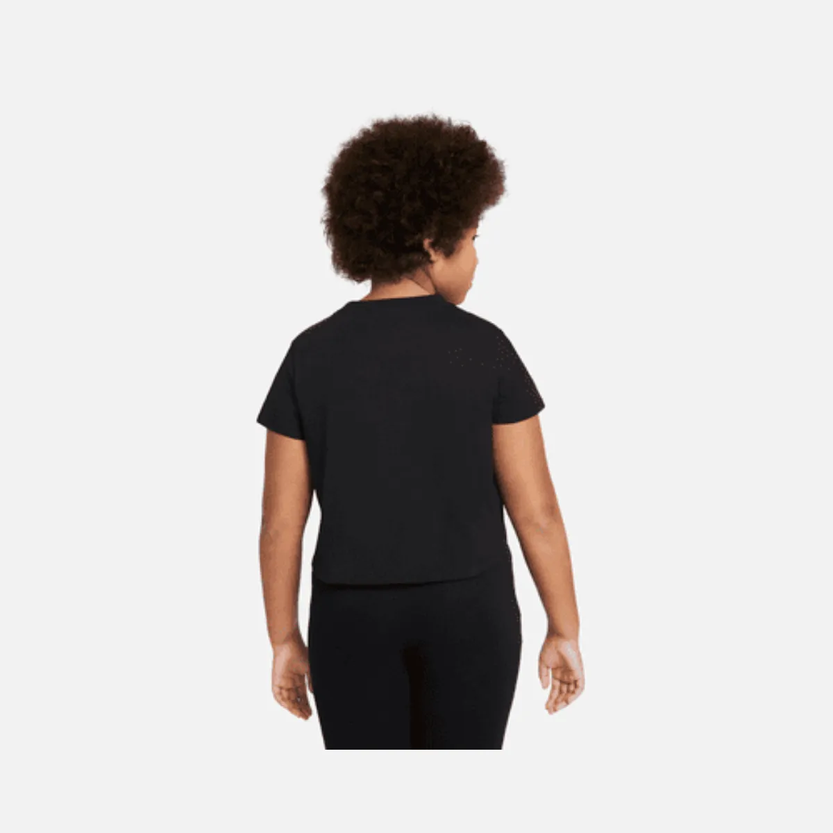 Nike Sportswear Women's TEE CROP FUTURA -Black