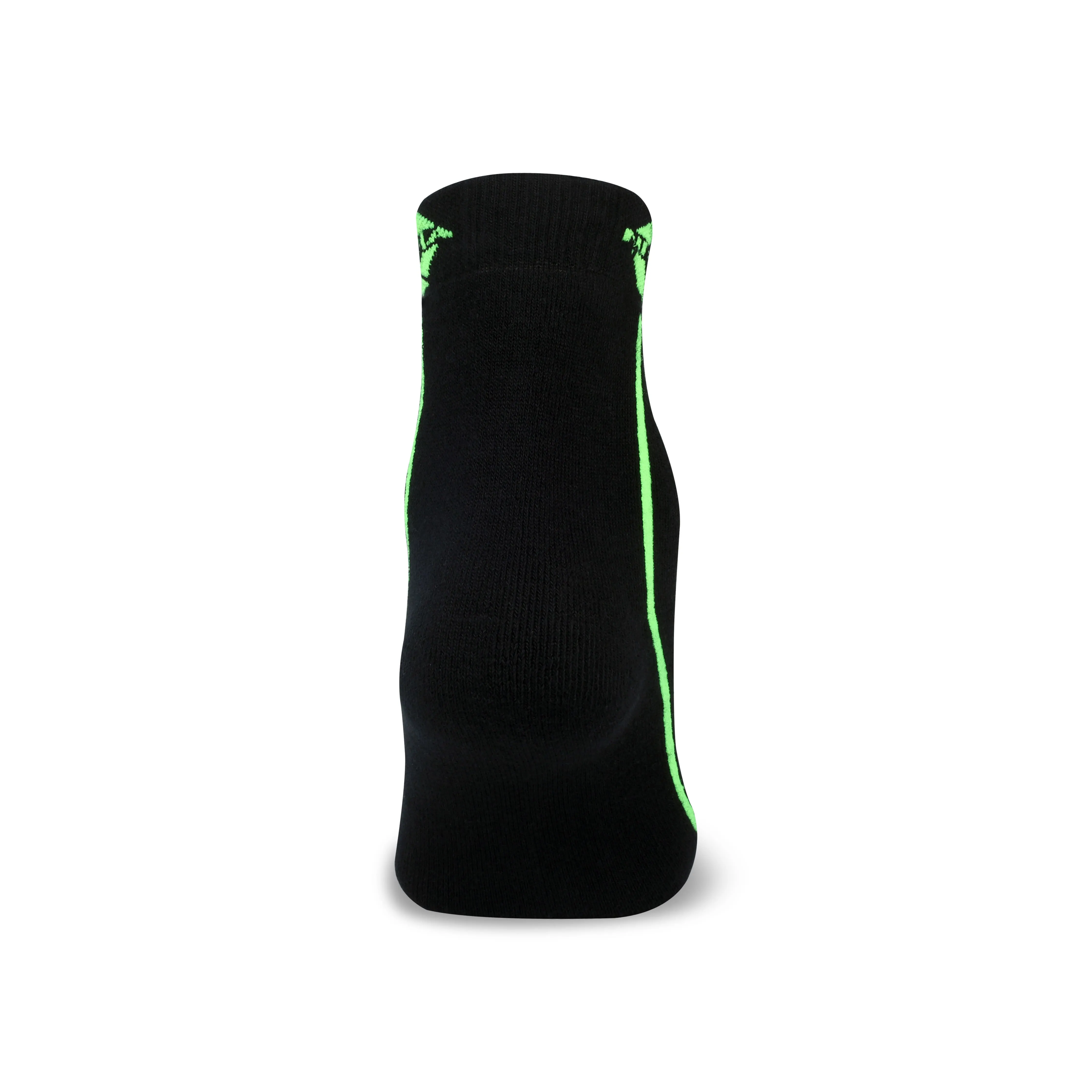 NIVIA STRIPES SPORTS SOCKS HIGH ANKLE (BLACK/F.GREEN)