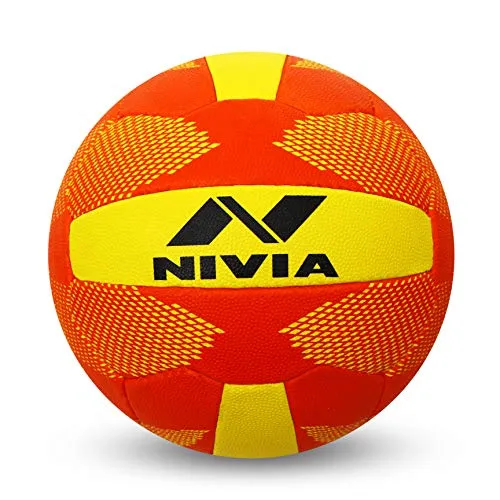 Nivia Throw Ball, Size 5 (Yellow/Red)