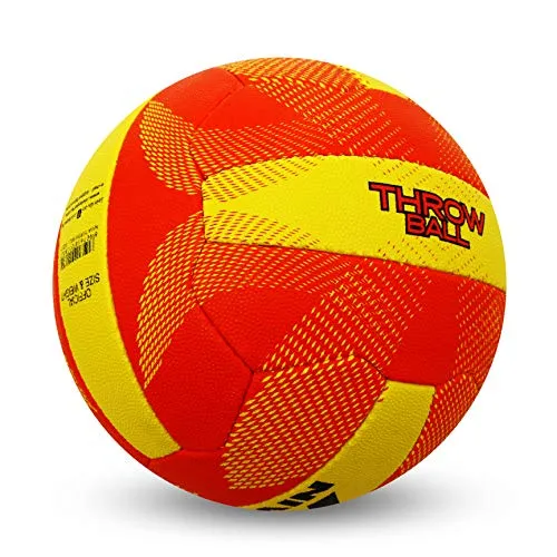 Nivia Throw Ball, Size 5 (Yellow/Red)