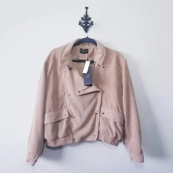 NWT The Fifth Label Electron Jacket Size XL Corduroy Bomber Anthropologie