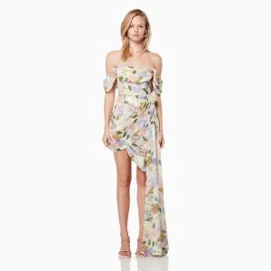 Off Shoulder Floral Mini Dress KLYF1203