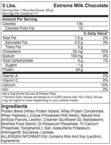 Optimum Nutrition 100% Whey Protein Gold Standard (5 Lbs) Extreme Milk Chocolate Exp Oct  2025