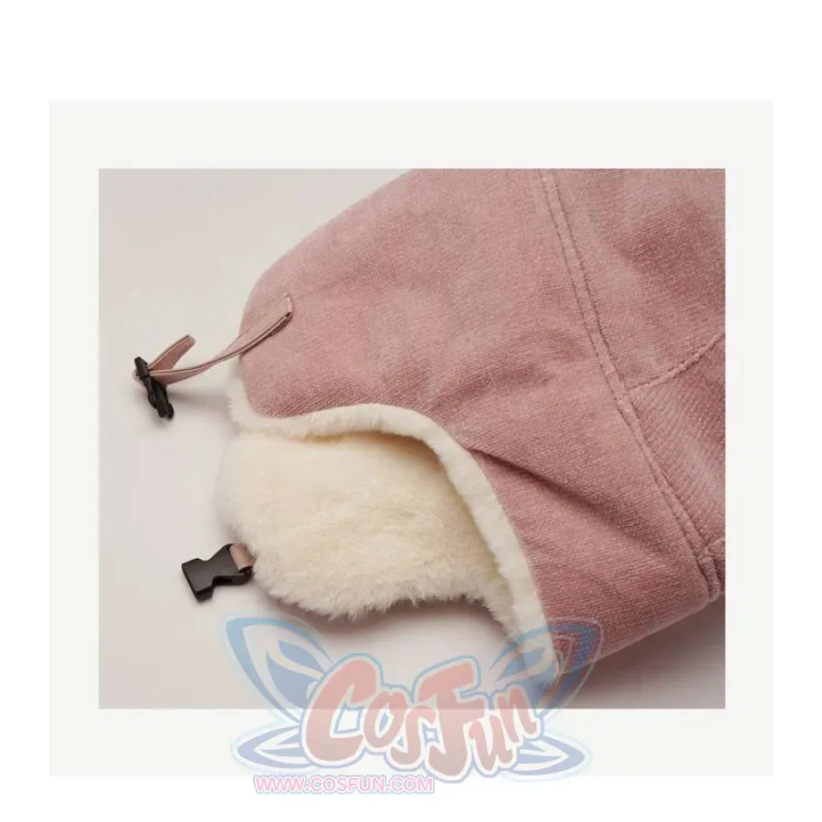 Outdoor Cute Fox Ears Fleece Helmet Caps J40597