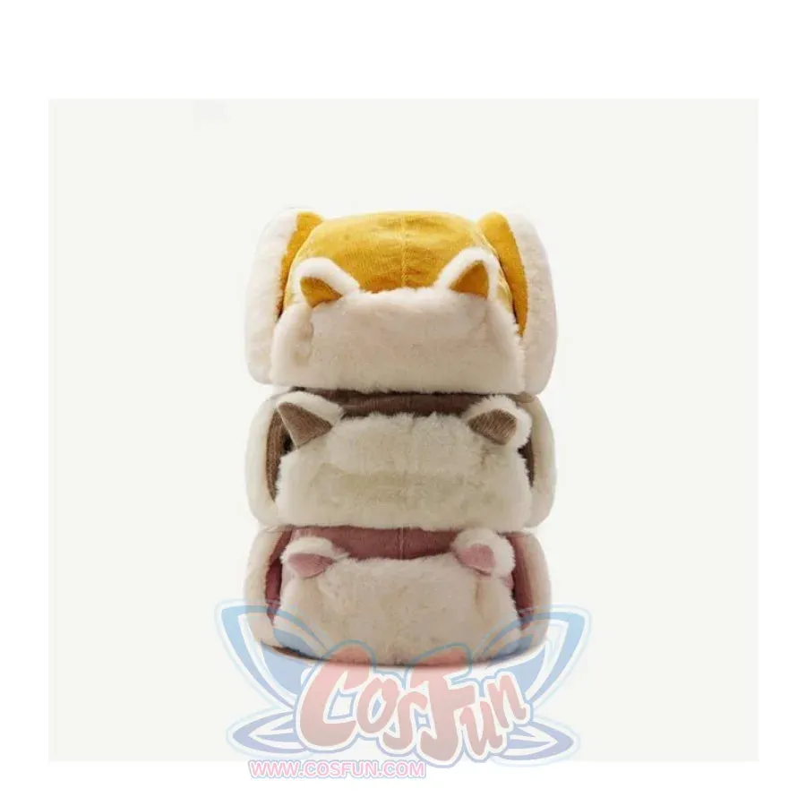 Outdoor Cute Fox Ears Fleece Helmet Caps J40597