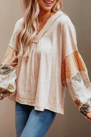 Patchwork Casual Top