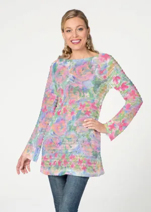 Penelope (17255) ~ Banded Boatneck Tunic