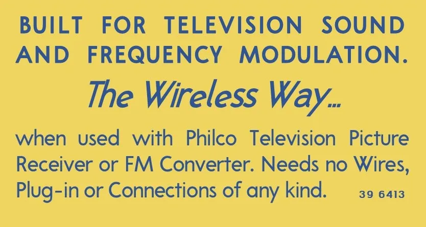 PHILCO-41-225-WIRELESS-WAY