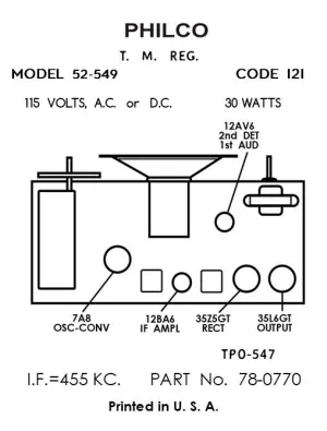 PHILCO-52-549