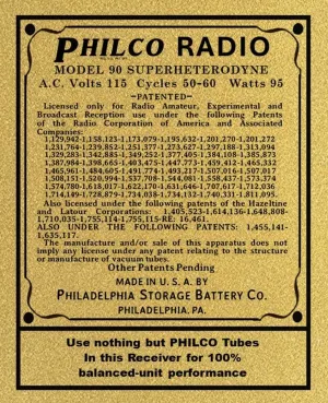 PHILCO-90-SINGLE-47-TUBE