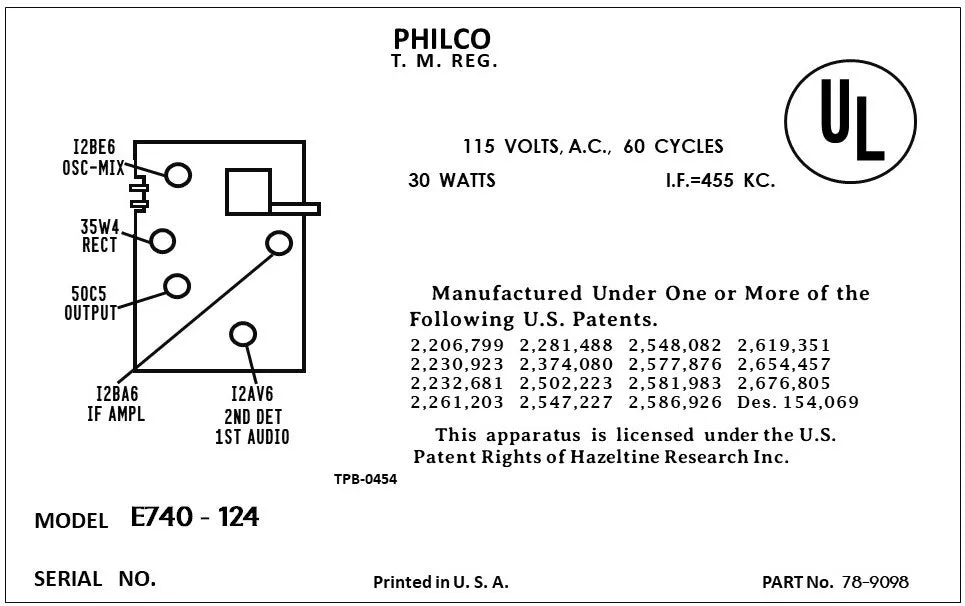 PHILCO-E740-124