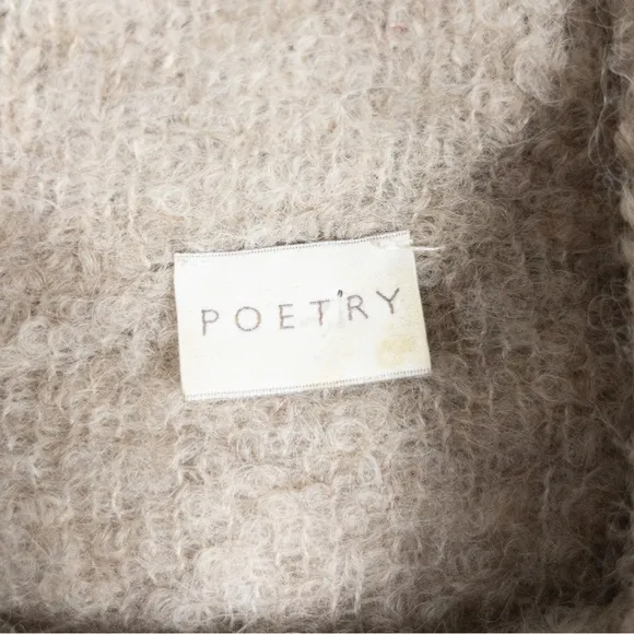 Poetry Alpaca Boucle High Neck Sweater