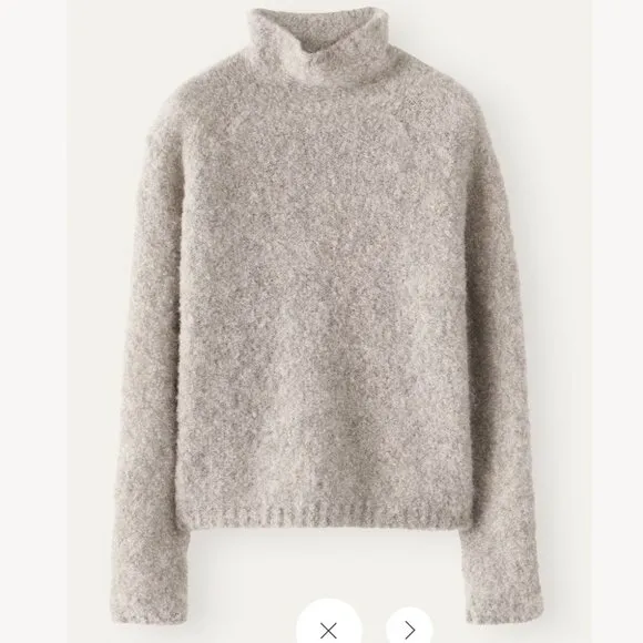 Poetry Alpaca Boucle High Neck Sweater