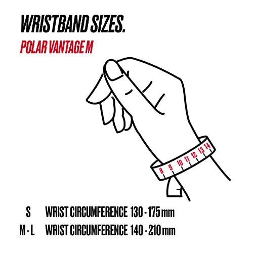 POLAR Vantage M –Advanced Running & Multisport Watch with GPS and Wrist-Based Heart Rate (Lightweight Design & Latest Technology)