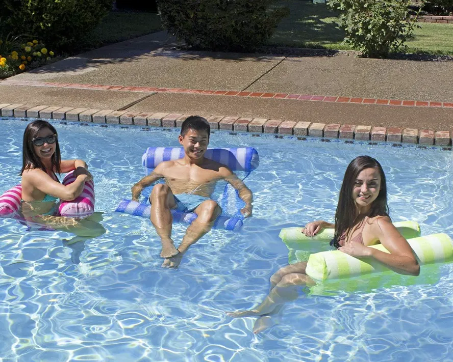 Poolmaster Swimming Pool Water Hammock Float Lounge, Blue