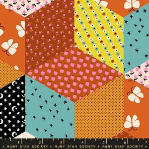 *PRE-ORDER* Ooh Lucky Lucky, Tumbling Blocks in Caramel