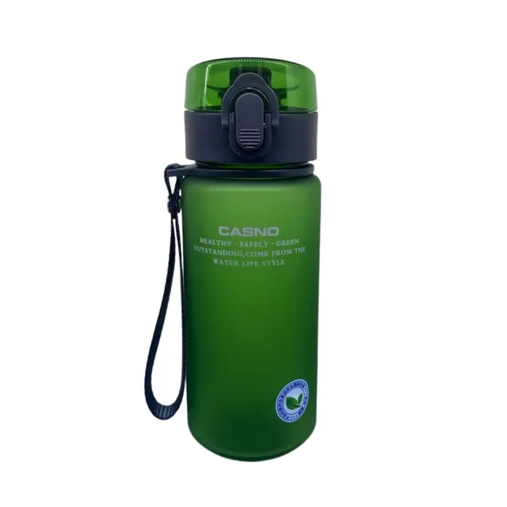 Premium Large Capacity Sports Water Cup – Simple Frosted Drink Cup with Spring Lid, Portable Outdoor Student Casino Water Bottle