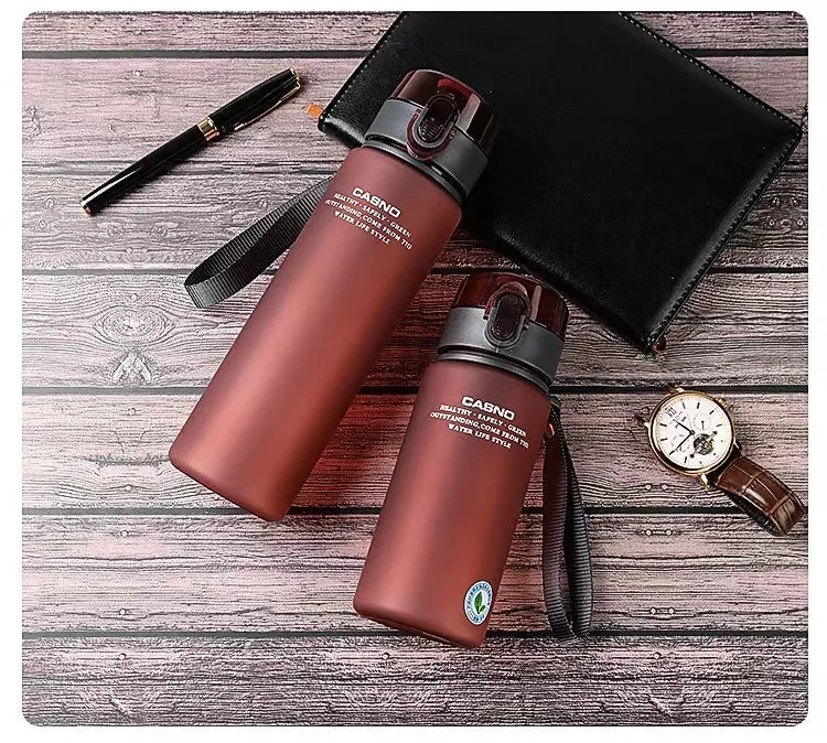 Premium Large Capacity Sports Water Cup – Simple Frosted Drink Cup with Spring Lid, Portable Outdoor Student Casino Water Bottle