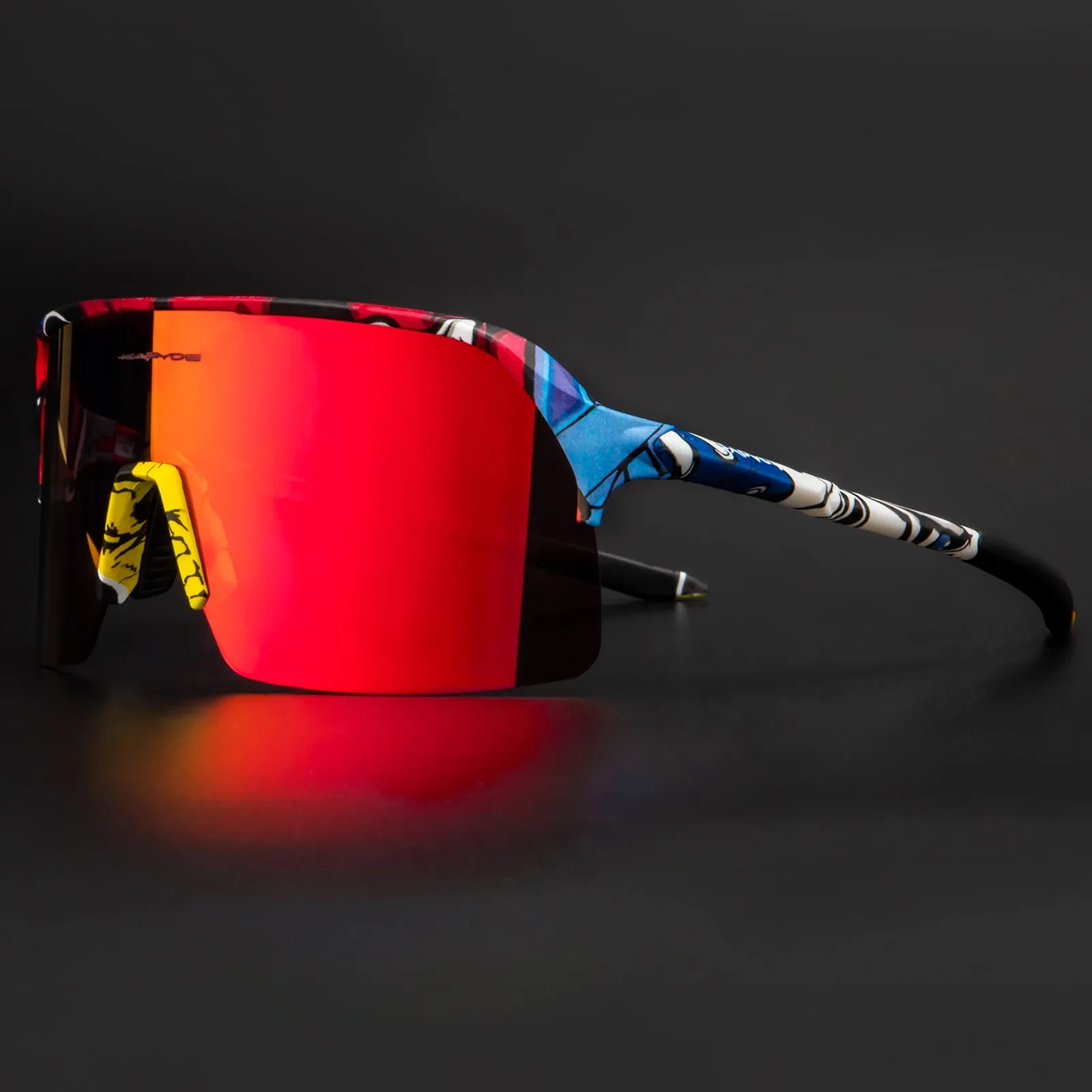 Premium Polarized Cycling Sunglasses – UV Protection, HD Lens, 1 or 4 Lens Options for Road, Mountain Bike & Outdoor Sports Eyewear for Men & Women