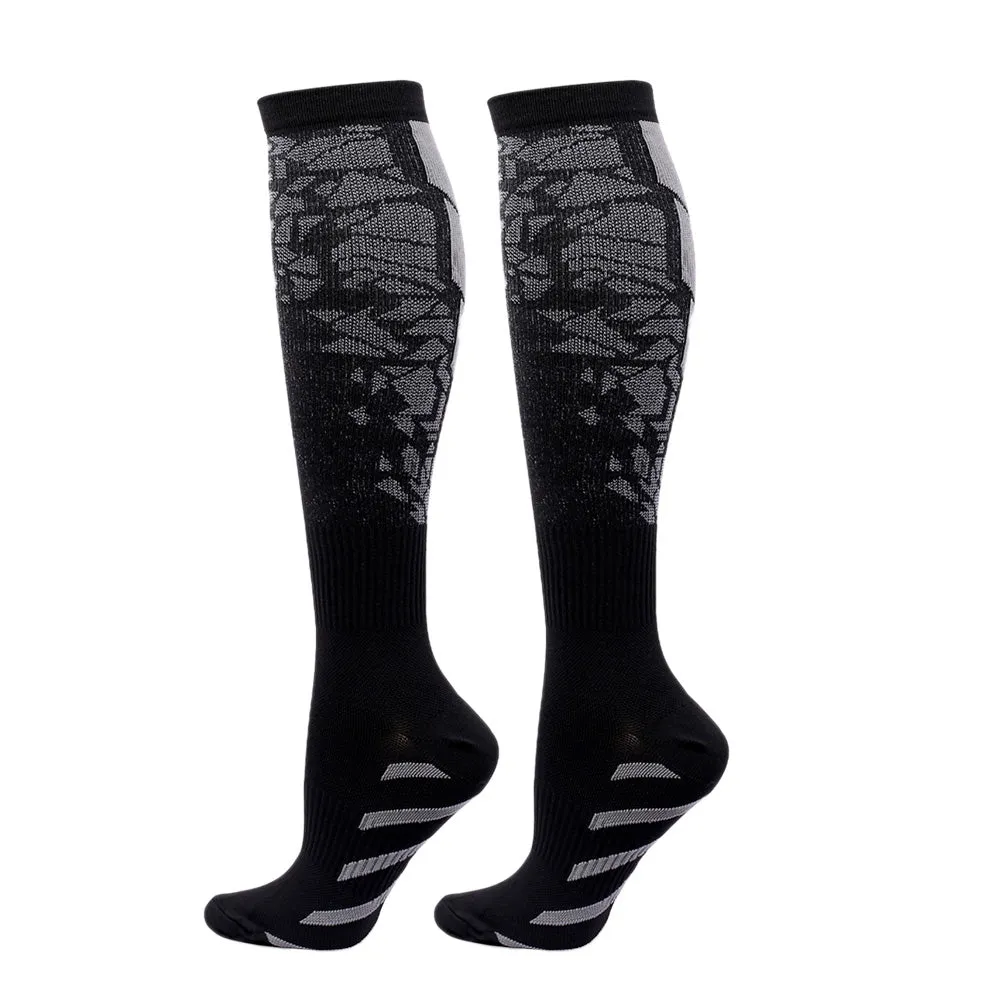 Premium Sports Compression Socks for Men & Women – Calf Support for Running, Flight Travel, Pregnancy, Athletic, and Circulation Relief