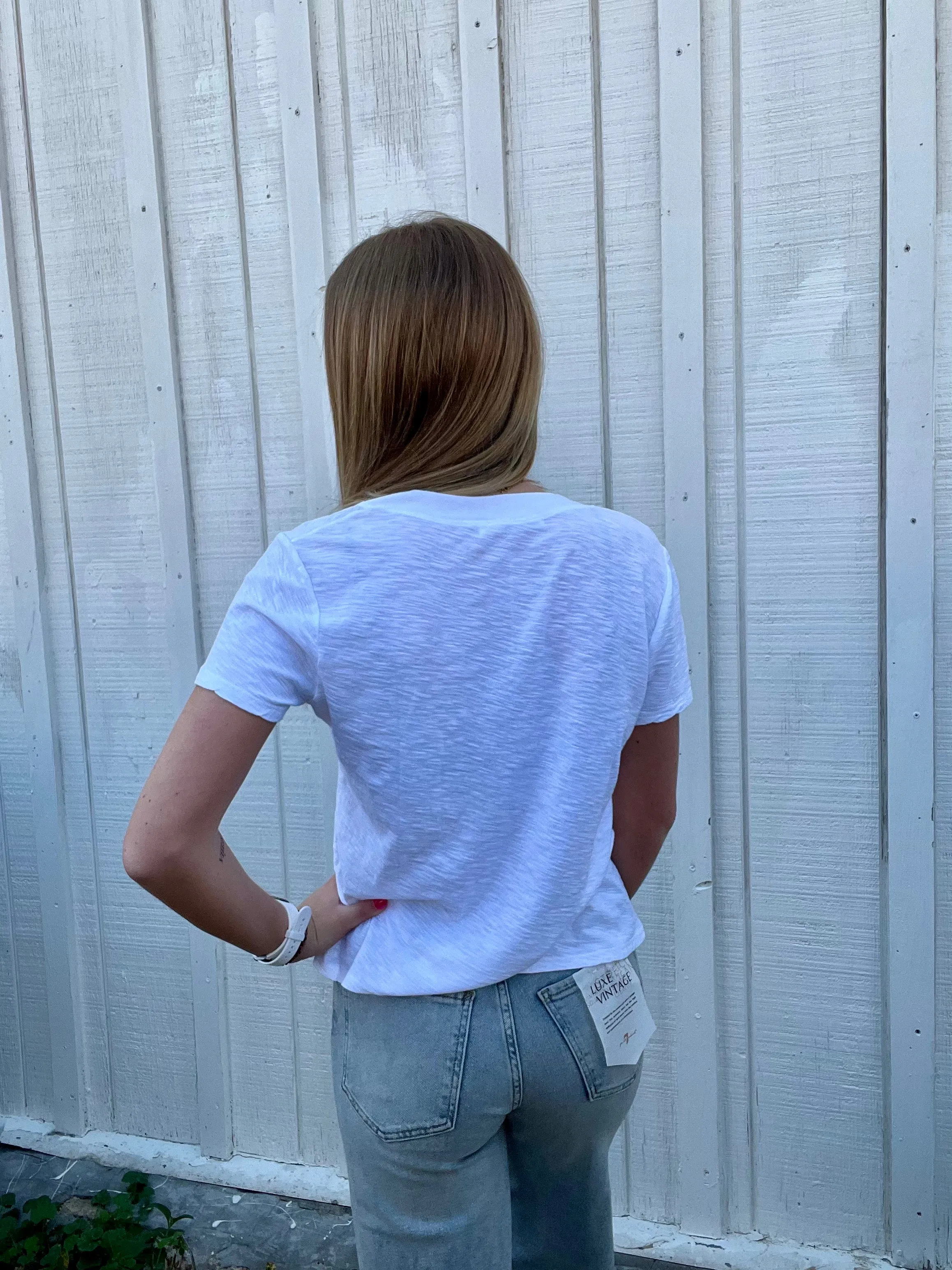 PROJECT SOCIAL T PLATA NOTCHED TEE