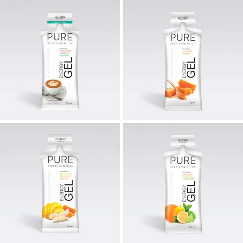 Pure - 35g Energy Gels(Box of 24)