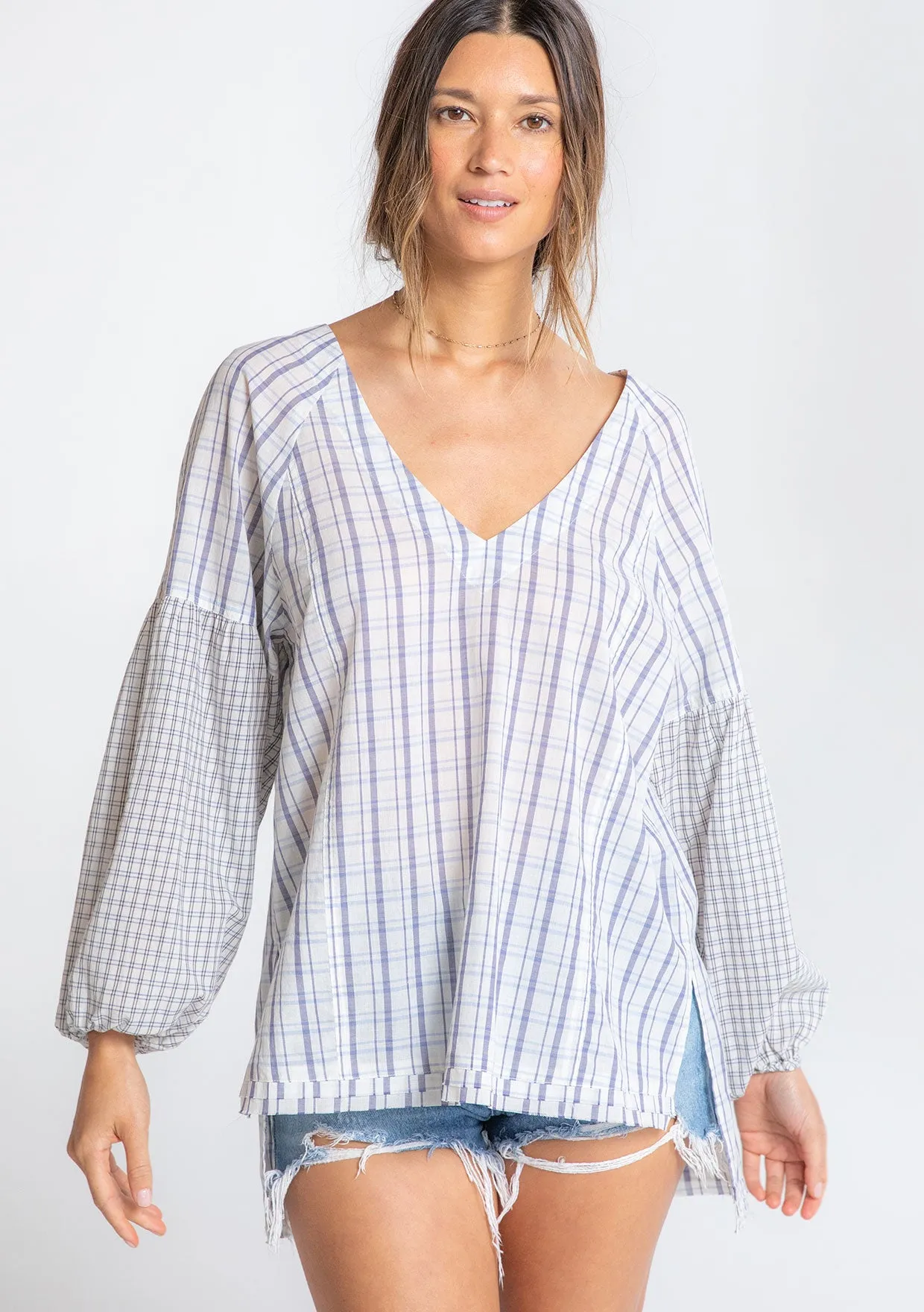 Quinn Oversized Plaid Shirt