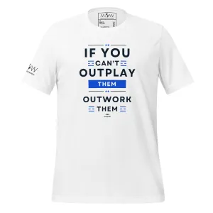 "If You Can't Outplay Them, Outwork Them" Golf Men's T-Shirt