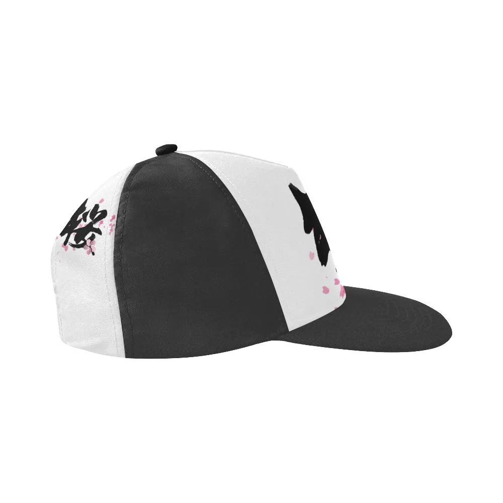 "桜" Sakura Kanji All Over Print Hat - Black