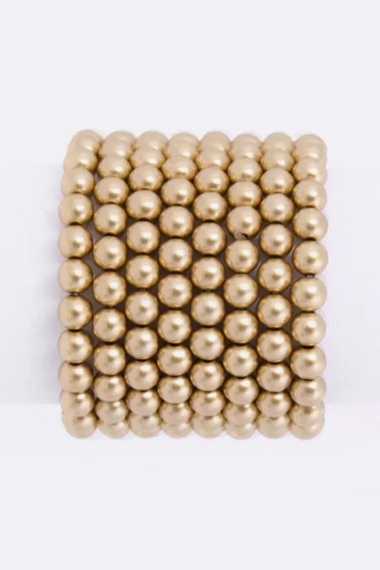 Radiant-Pearl Stretch Bracelet Set
