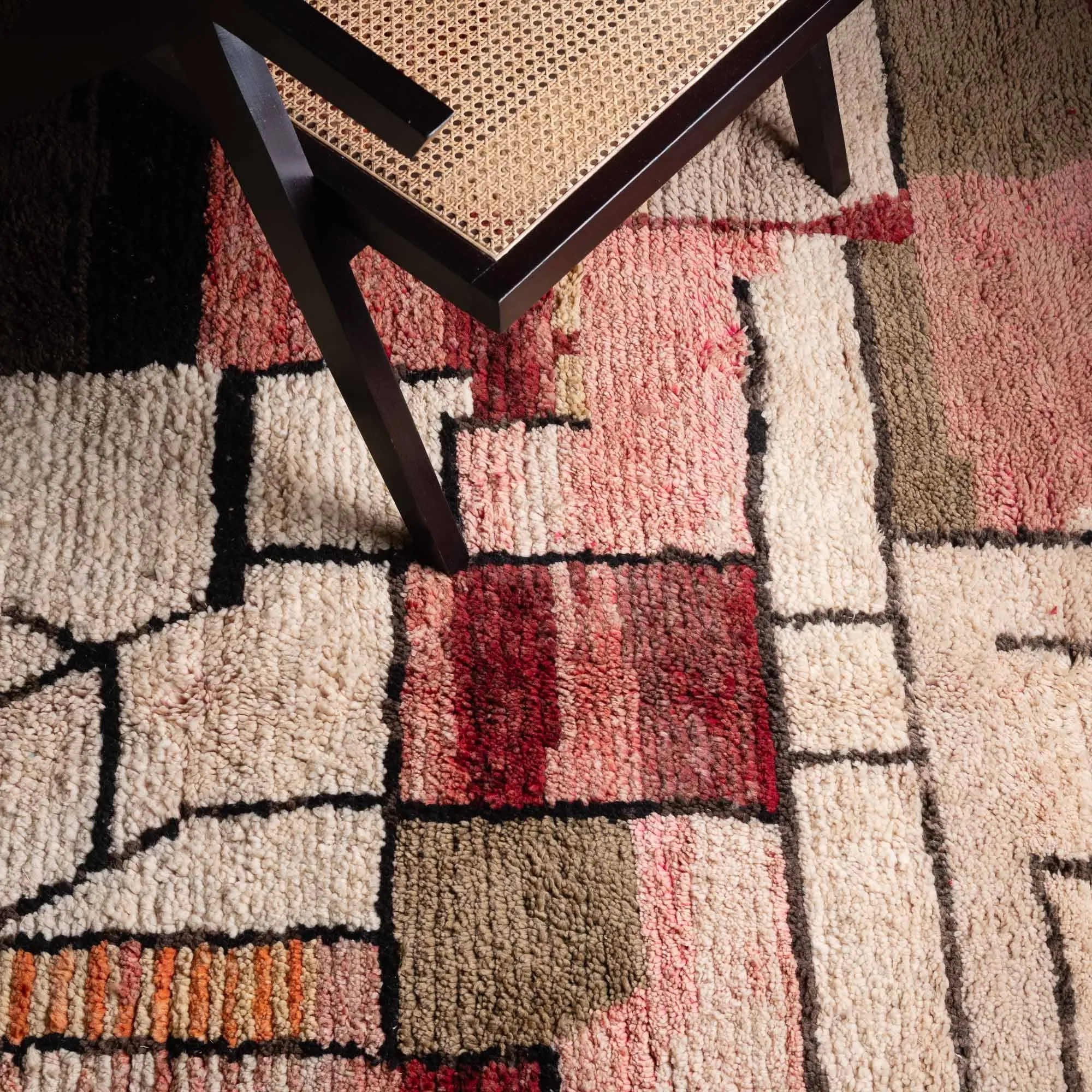 Rawda - vintage boujad rug