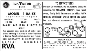 RCA-1RA55