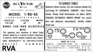 RCA-1RD45