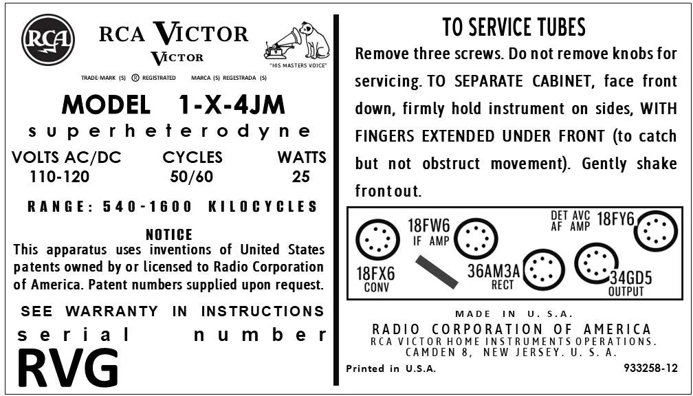 RCA-1X4JM