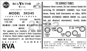 RCA-3RD45