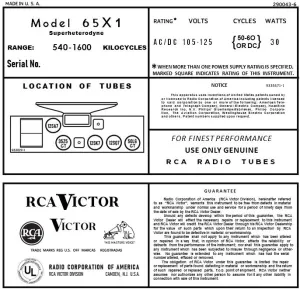 RCA-65X1