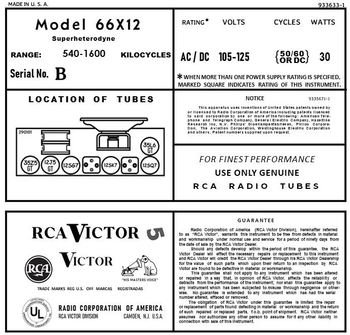 RCA-66X12