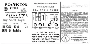 RCA-8X9DE