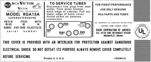 RCA-RGA15A