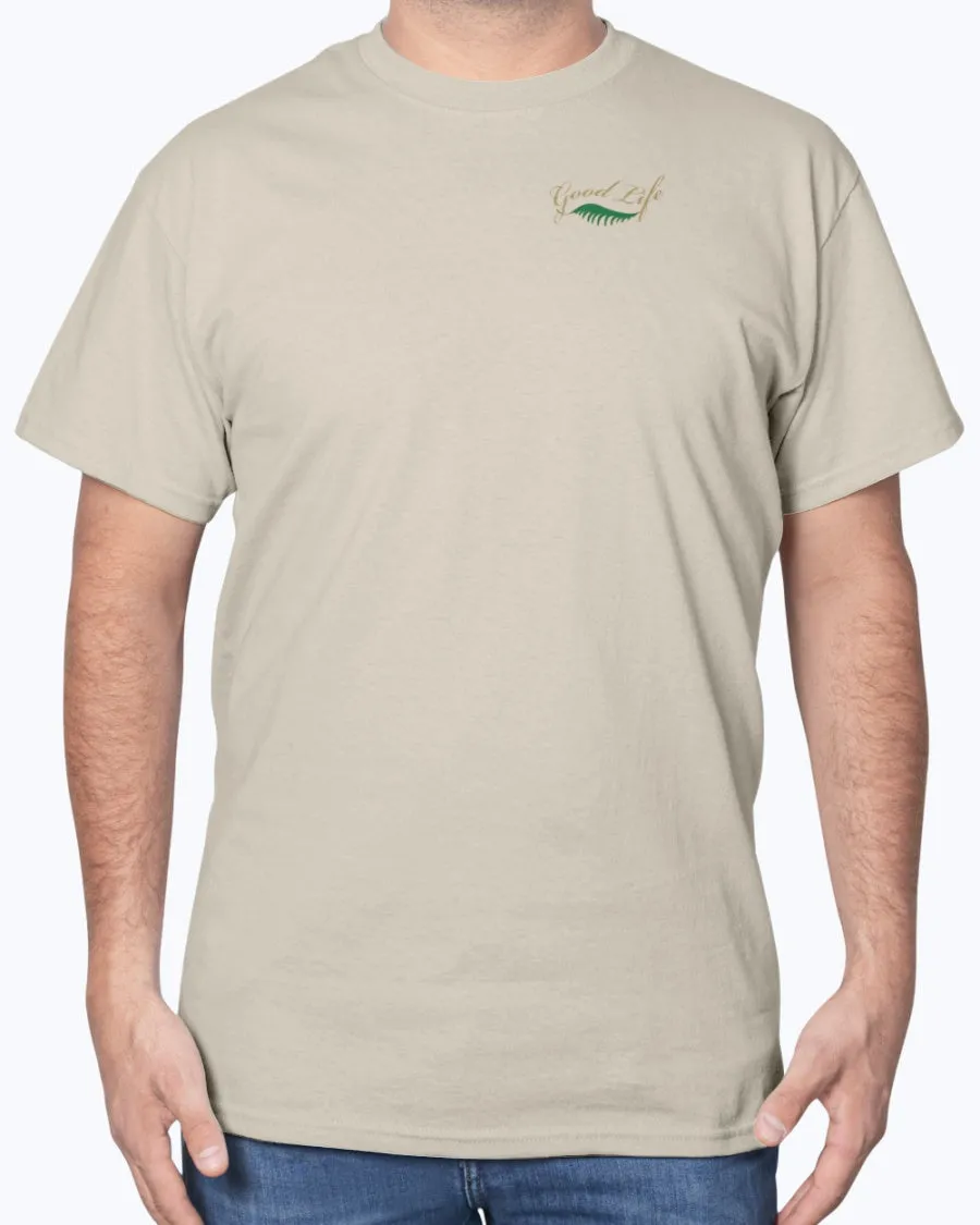 Retro Florida Vintage 50s Postcard Print T-Shirt w/Chest Logo