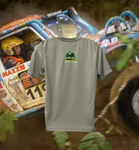 RFC S GREY ROUND NECK MICROFIBER T-SHIRT