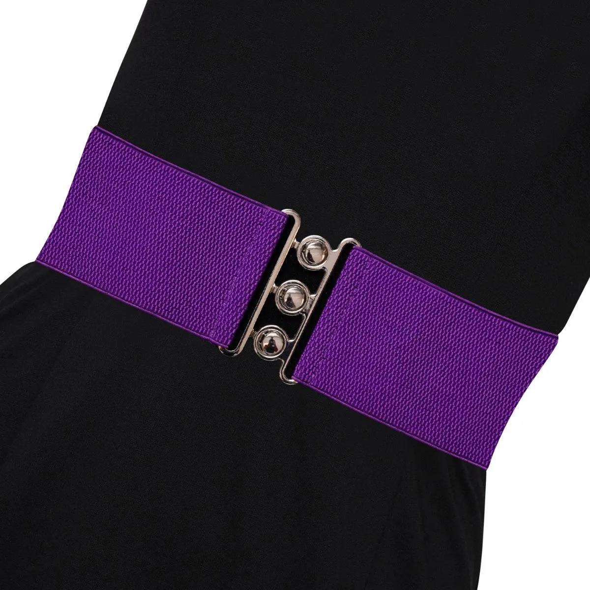 Ro Rox Elasticated Retro Wide Nurse Belt