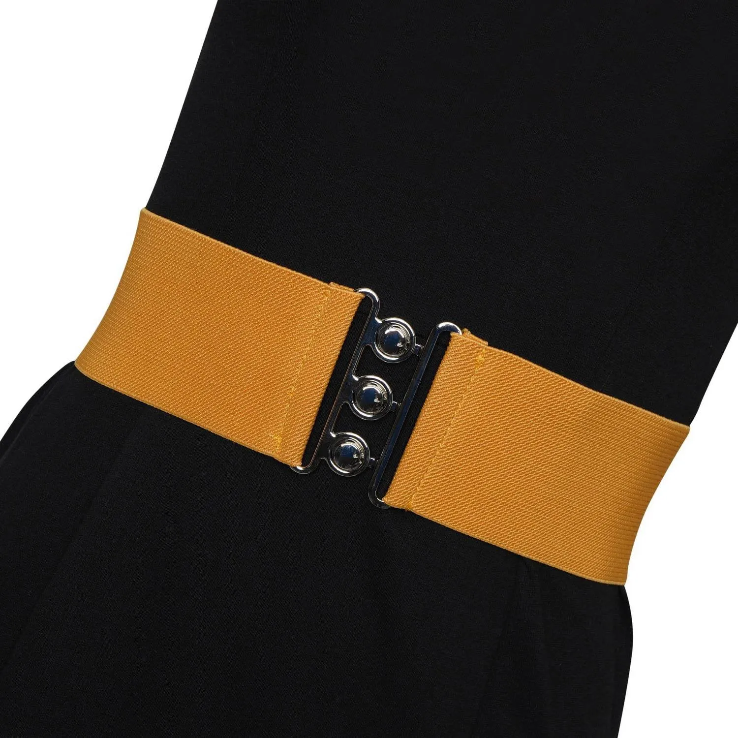 Ro Rox Elasticated Retro Wide Nurse Belt