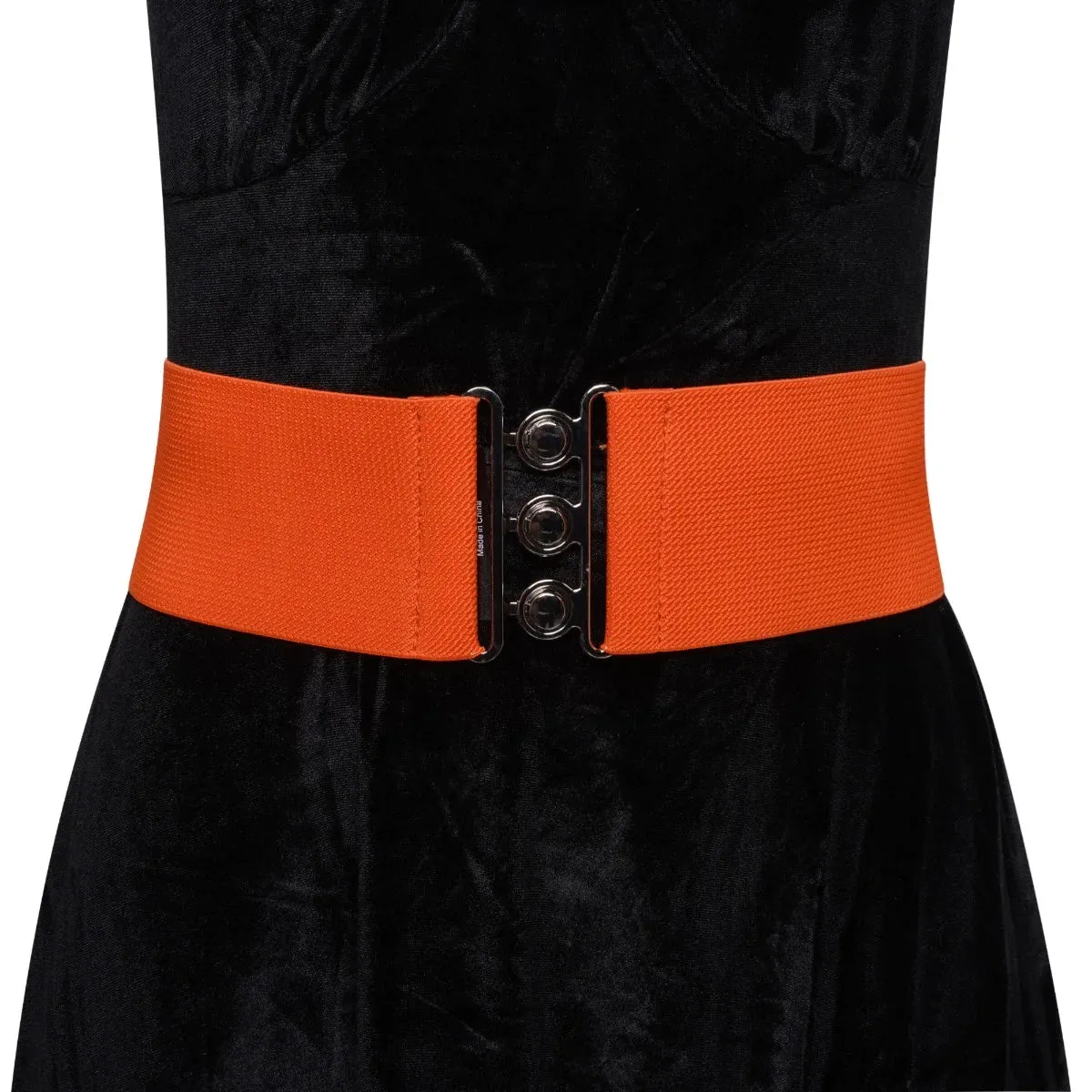 Ro Rox Elasticated Retro Wide Nurse Belt