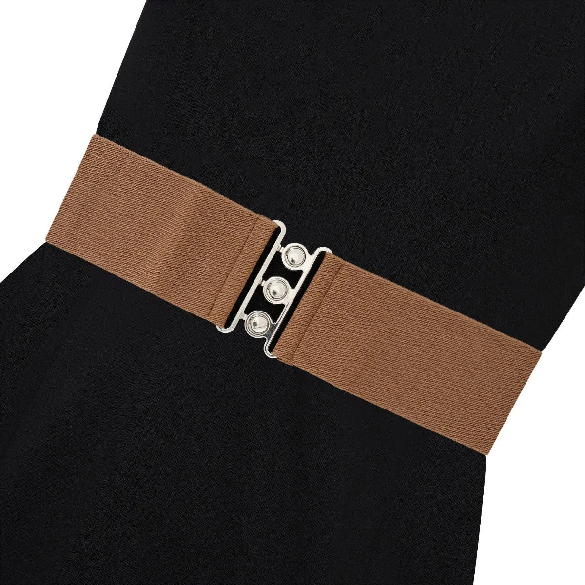 Ro Rox Elasticated Retro Wide Nurse Belt