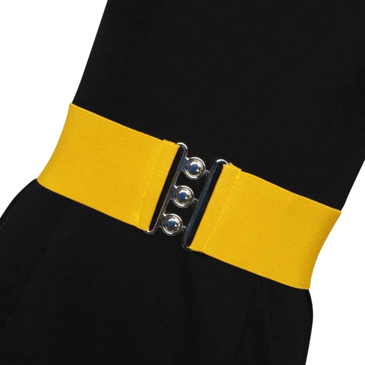 Ro Rox Elasticated Retro Wide Nurse Belt