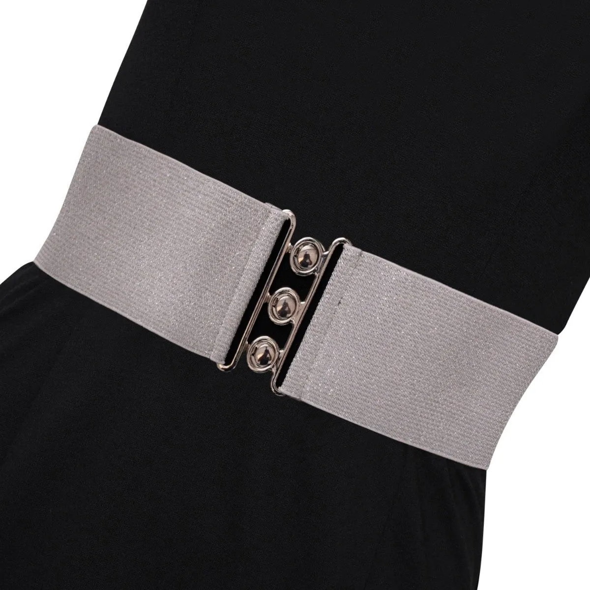 Ro Rox Elasticated Retro Wide Nurse Belt