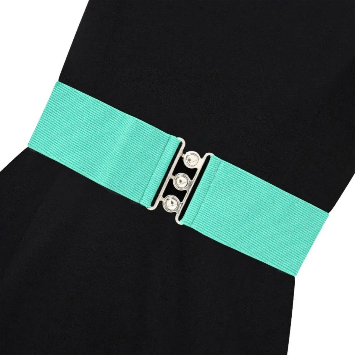 Ro Rox Elasticated Retro Wide Nurse Belt