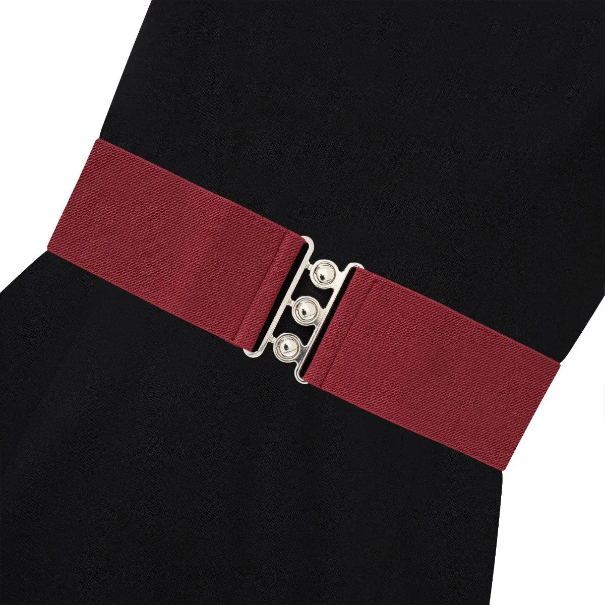 Ro Rox Elasticated Retro Wide Nurse Belt