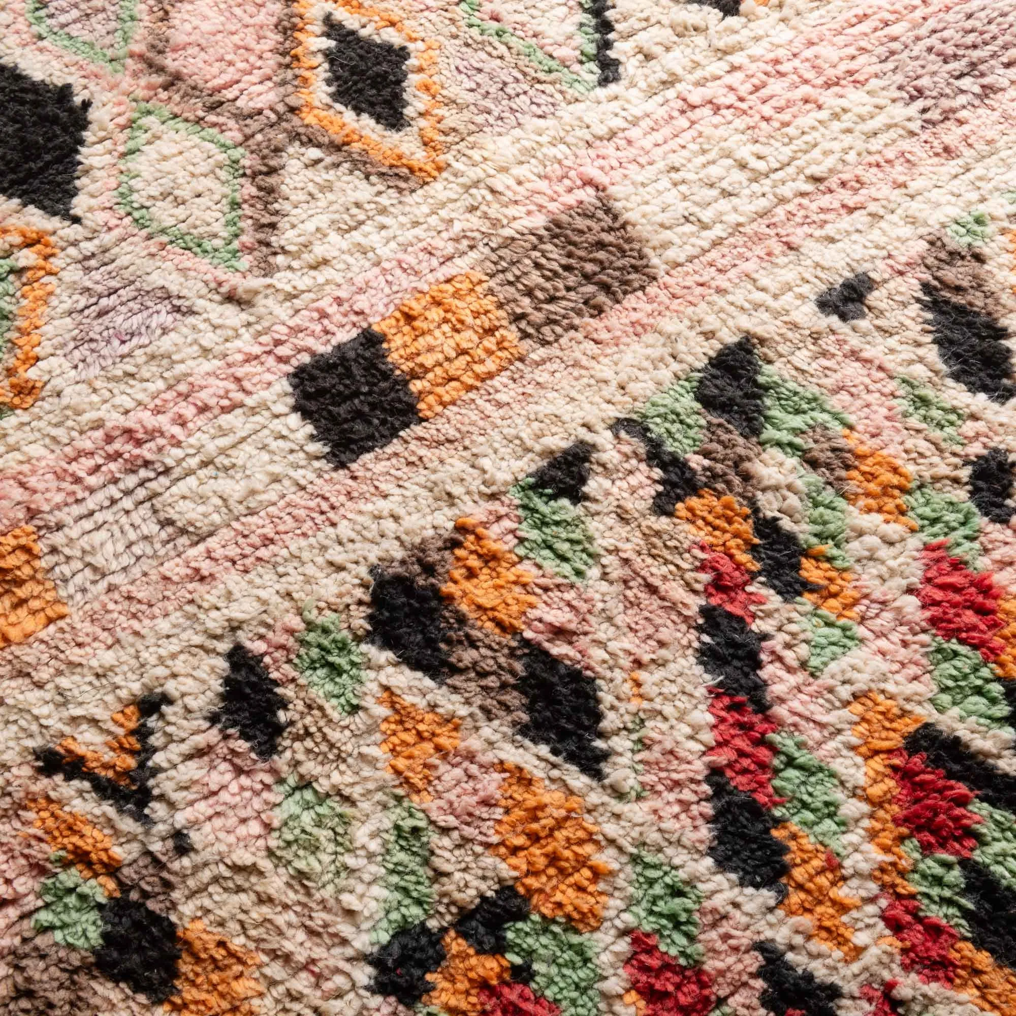 Rosa - vintage boujad rug